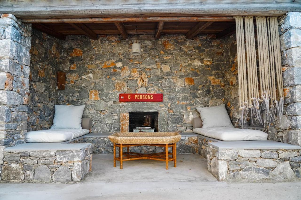 Villa Lithos Kymi Bagian luar foto