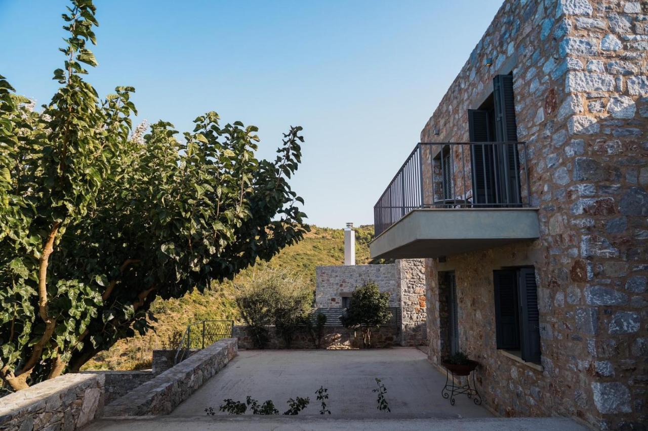 Villa Lithos Kymi Bagian luar foto