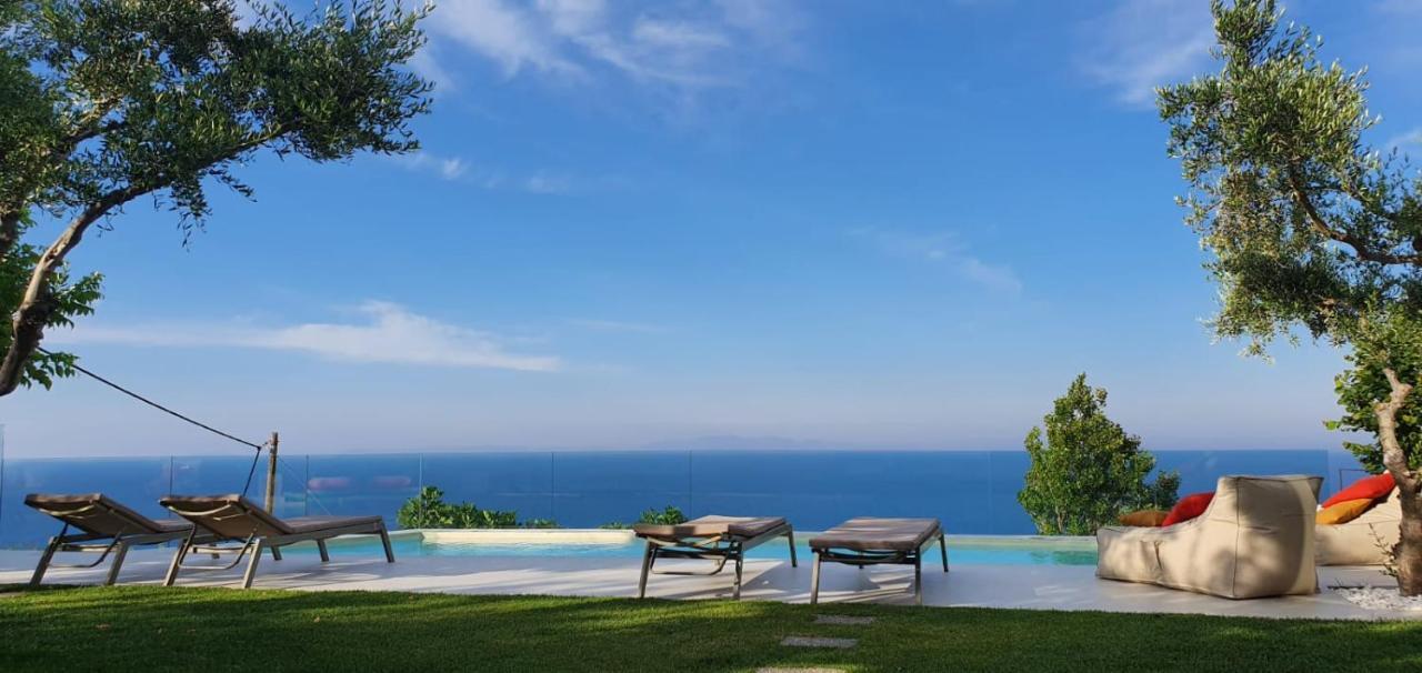 Villa Lithos Kymi Bagian luar foto