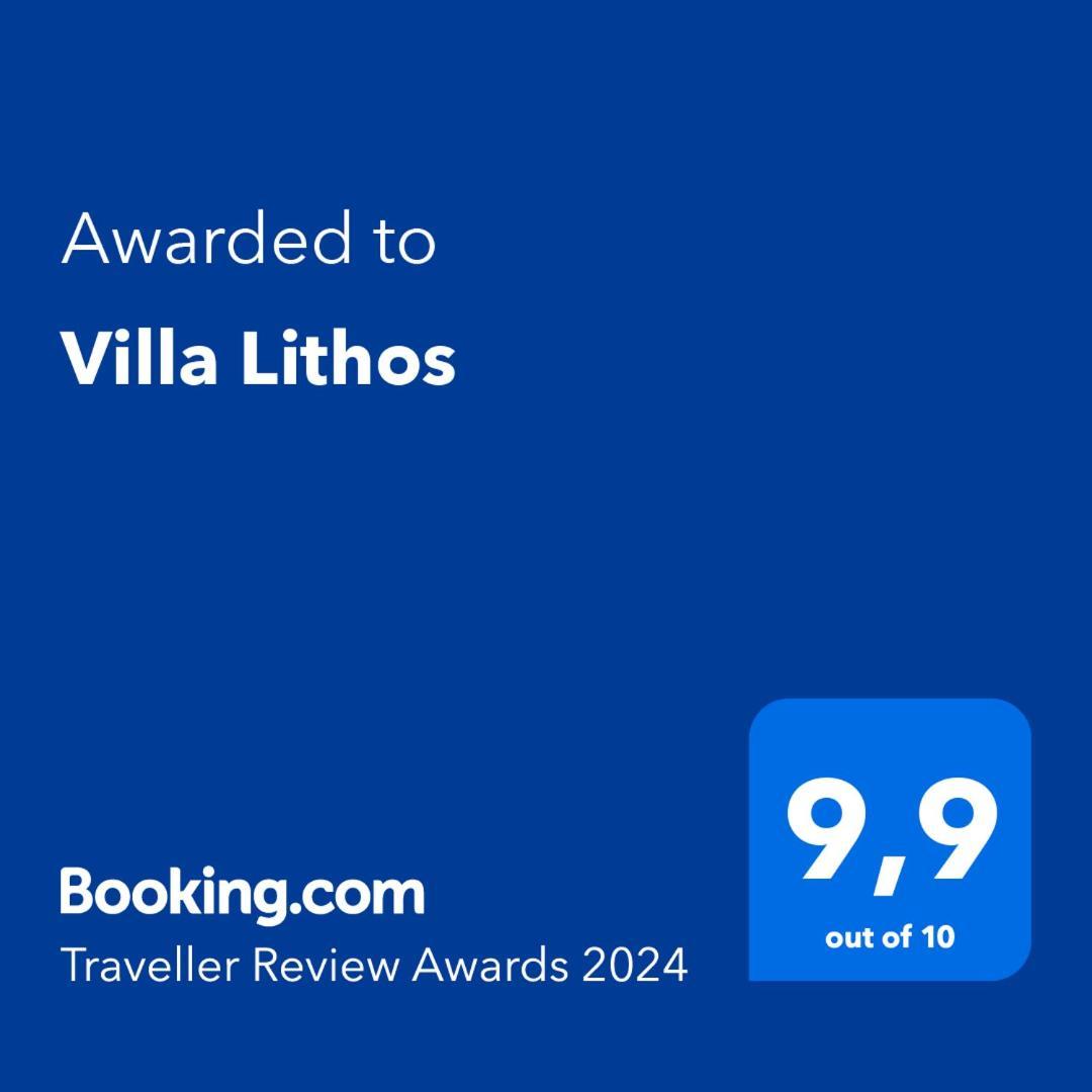 Villa Lithos Kymi Bagian luar foto