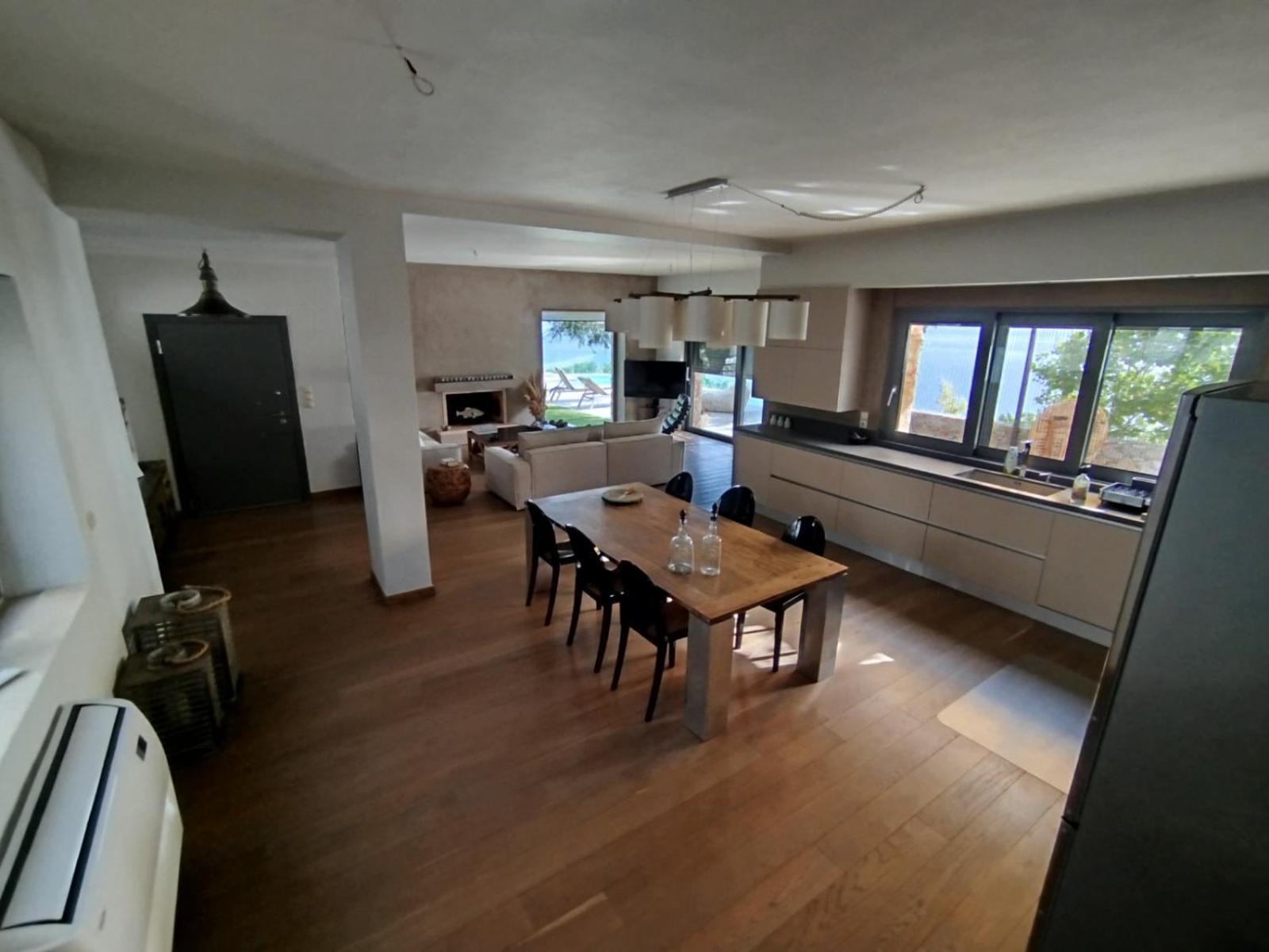 Villa Lithos Kymi Bagian luar foto