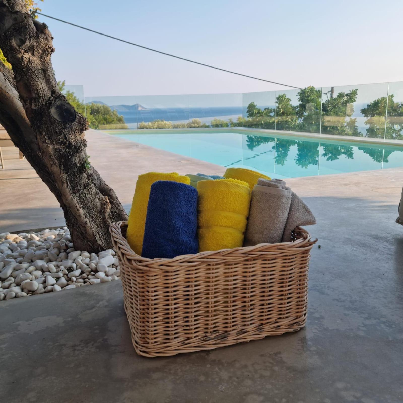 Villa Lithos Kymi Bagian luar foto